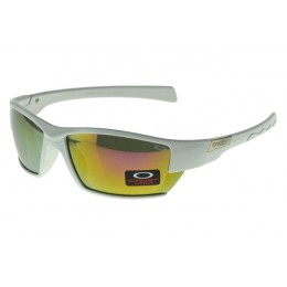 Oakley Sunglasses Asian Fit White Frame Yellow Lens Delicate Colors