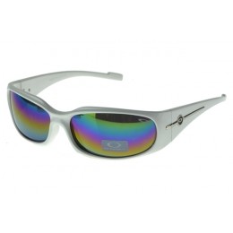 Oakley Sunglasses Asian Fit White Frame Colored Lens Fashionable Design