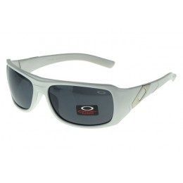 Oakley Sunglasses Asian Fit White Frame Gray Lens Discounted