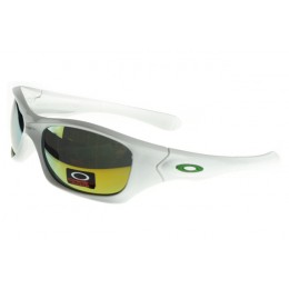 Oakley Sunglasses Asian Fit White Frame Yellow Lens Quality Guarantee