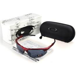 Oakley Sunglasses Commit Crimson Frame Black Lens