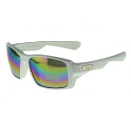 Oakley Sunglasses Crankcase White Frame Colored Lens US White Blue