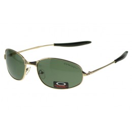 Oakley Sunglasses EK Signature Eyewear Gold Frame Gray Lens Website Fashion