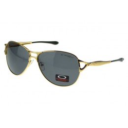 Oakley Sunglasses EK Signature Eyewear Gold Frame Gray Lens Latest