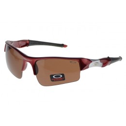 Oakley Sunglasses Flak Jacket Red Frame Brown Lens Online Shopping