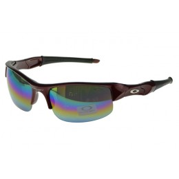 Oakley Sunglasses Flak Jacket Red Frame Blue Lens Good Product