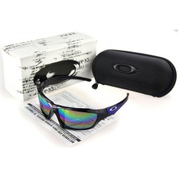 Oakley Sunglasses Flak Jacket Black Frame Chromatic Lens