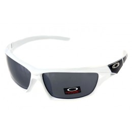 Oakley Sunglasses Flak Jacket White Black Frame Black Lens