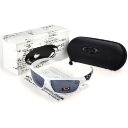Oakley Sunglasses Flak Jacket White Frame Black Lens