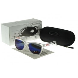Oakley Sunglasses Frogskin crystal Frame blue Lens Cheap Store