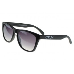 Oakley Sunglasses Frogskin Black Frame Purple Lens UK Online