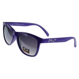 Oakley Sunglasses Frogskin Purple Frame Black Lens FR Factory