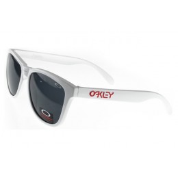 Oakley Sunglasses Frogskin White Frame Black Lens Outlet Online Official