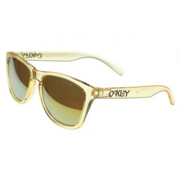 Oakley Sunglasses Frogskin Yellow Frame Gold Lens Crazy On Sale