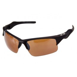 Oakley Sunglasses Frogskin Black Frame Tawny Lens