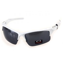 Oakley Sunglasses Frogskin White Frame Black Lens