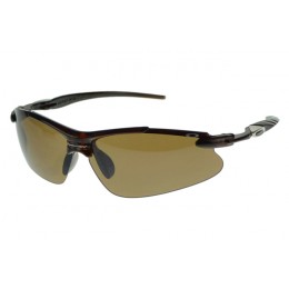 Oakley Sunglasses Half Jacket Black Frame Brown Lens