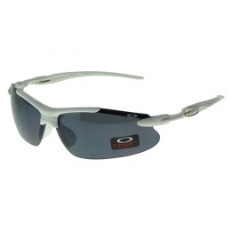 Oakley Sunglasses Half Jacket Silver Frame Gray Lens Online Sale