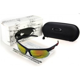 Oakley Sunglasses Half Jacket Black Frame Lightyellow Lens
