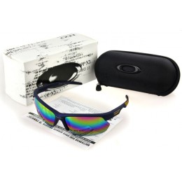 Oakley Sunglasses Half Jacket Deepblue Frame Chromatic Lens
