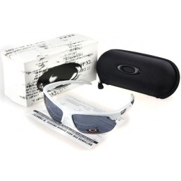 Oakley Sunglasses Half Jacket White Frame Black Lens