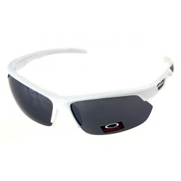 Oakley Sunglasses Half Jacket White Frame Jetblack Lens