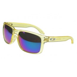 Oakley Sunglasses Holbrook Yellow Frame Irised Lens