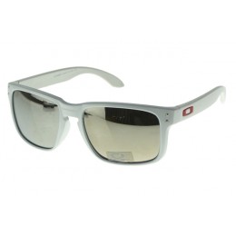 Oakley Sunglasses Holbrook White Frame Silver Lens Online Store