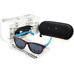 Oakley Sunglasses Holbrook Brown Dodgerblue Frame Silver Lens