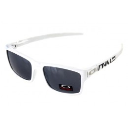 Oakley Sunglasses Holbrook White Frame Black Lens