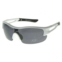 Oakley Sunglasses Jawbone White Black Frame Silver Lens
