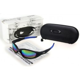 Oakley Sunglasses Juliet Black Blue Frame Chromatic Lens
