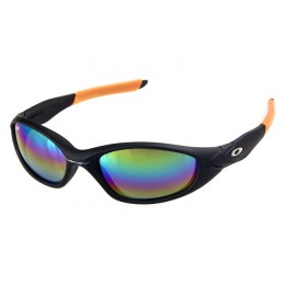 Oakley Sunglasses Juliet Black Orange Frame Multicolored Lens