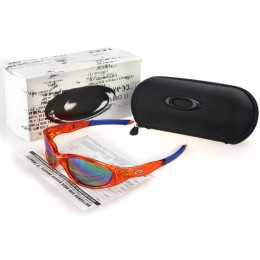 Oakley Sunglasses Juliet Blue Orange Frame Chromatic Lens