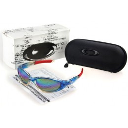 Oakley Sunglasses Juliet Red Blue Frame Chromatic Lens