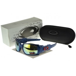 Oakley Sunglasses Oil Rig blue Frame yellow Lens The Most Fashion Designs