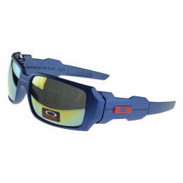 Oakley Sunglasses Oil Rig Blue Frame Colored Lens Cheap UK