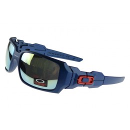 Oakley Sunglasses Oil Rig Blue Frame Colored Lens Save Off