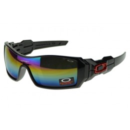 Oakley Sunglasses Oil Rig Black Frame Colored Lens Home Outlet