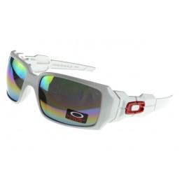 Oakley Sunglasses Oil Rig White Frame Colored Lens Fantastic