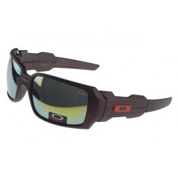 Oakley Sunglasses Oil Rig Brown Frame Colored Lens Large Hot Sale