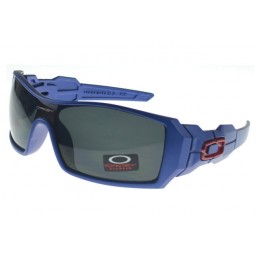 Oakley Sunglasses Oil Rig Blue Frame Gray Lens Fast Delivery