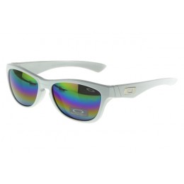Oakley Sunglasses Polarized White Frame Blue Lens Great Models