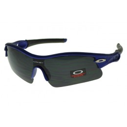 Oakley Sunglasses Radar Range Blue Frame Black Lens Street Fabric