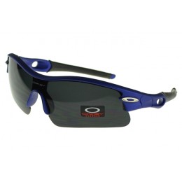 Oakley Sunglasses Radar Range Blue Frame Black Lens Blue And White