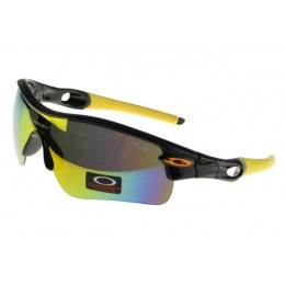 Oakley Sunglasses Radar Range Black Frame Yellow Lens Outlet Factory