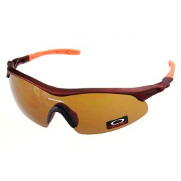 Oakley Sunglasses Radar Range Chocolate Orange Frame Brown Lens