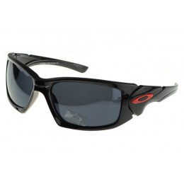 Oakley Sunglasses Scalpel Black Frame Gray Lens Red With Bule