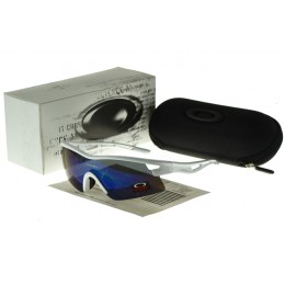 Oakley Sunglasses Sports black Frame blue Lens Discount