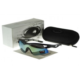 Oakley Sunglasses Sports black Frame blue Lens For Cheap